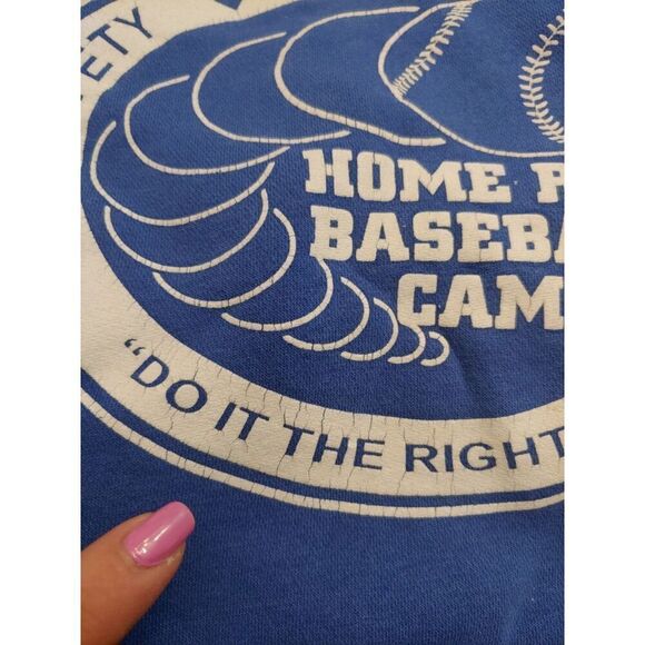 Nike Men's Size Medium Blue Fleece Pullover Hoodie Sweatshirt. - Picture 6 of 10